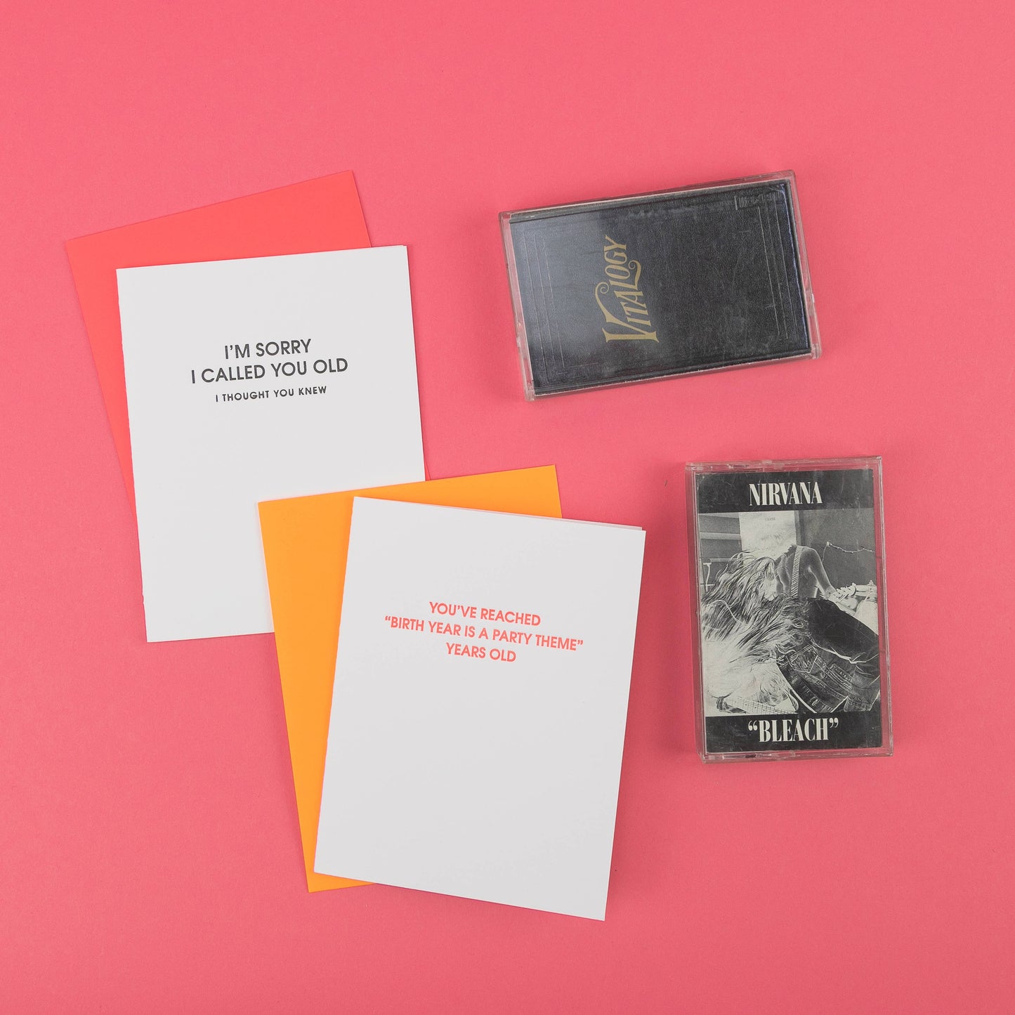 I Am Sorry I Called You Old -Funny Birthday Letterpress Card Chez Gagné