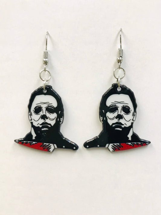 Acrylic Horror Icon Earrings, Murder Earring, Halloween Gift SimpleNGreat