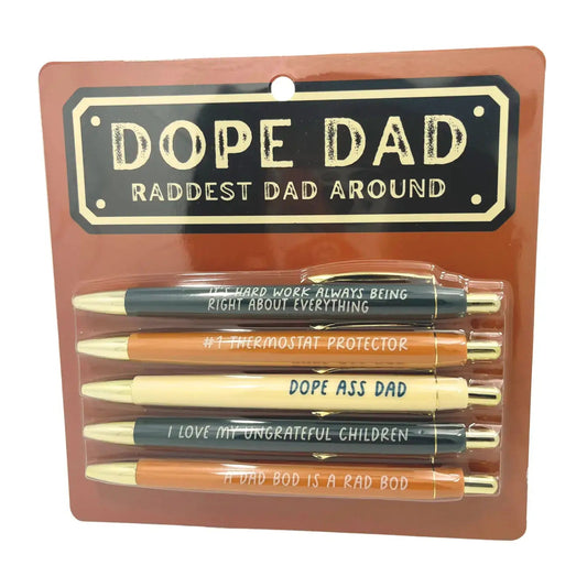 Dope Dad Pen Set (funny, gifts, pens, father's day, stationery) FUN CLUB