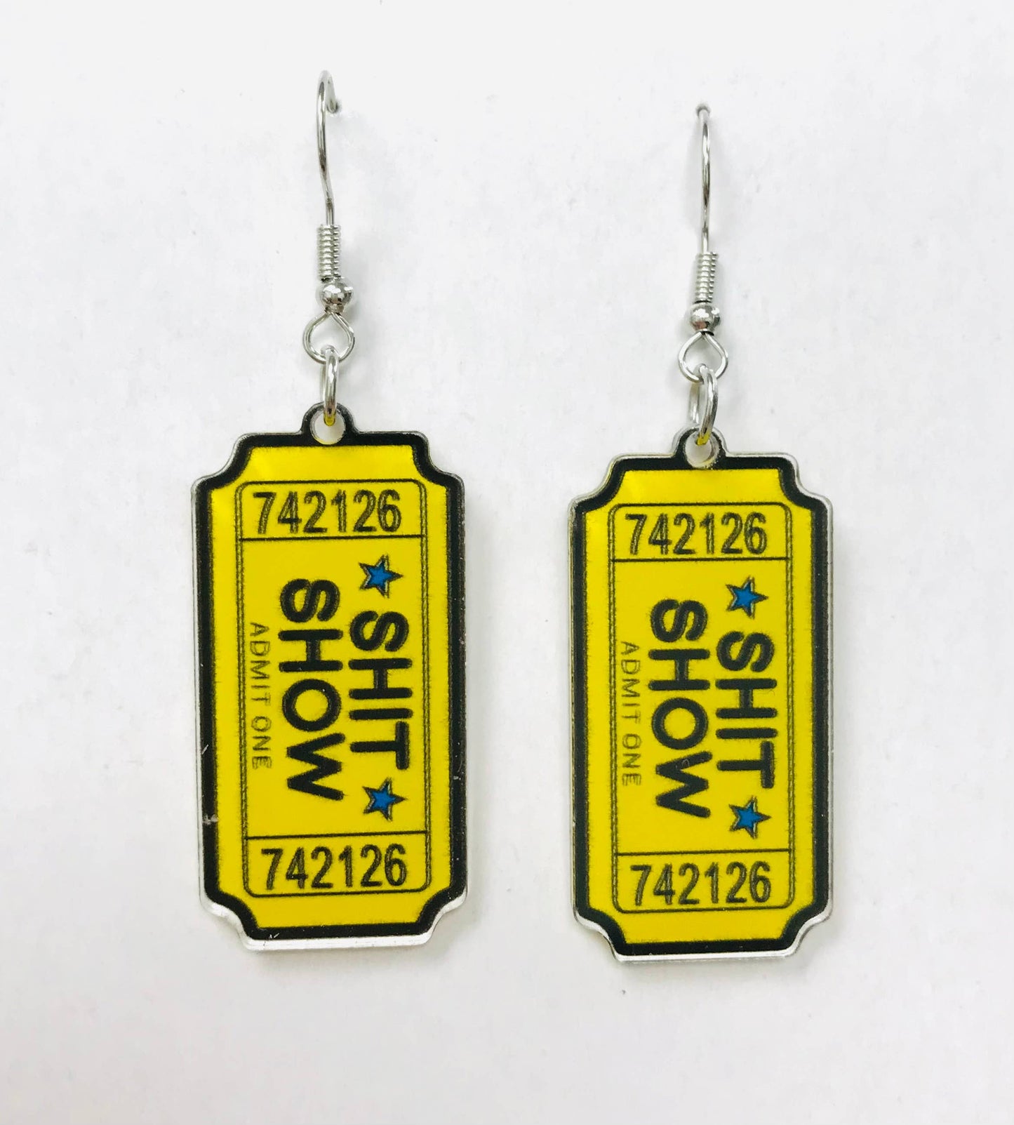 Acrylic Shit Show Earrings