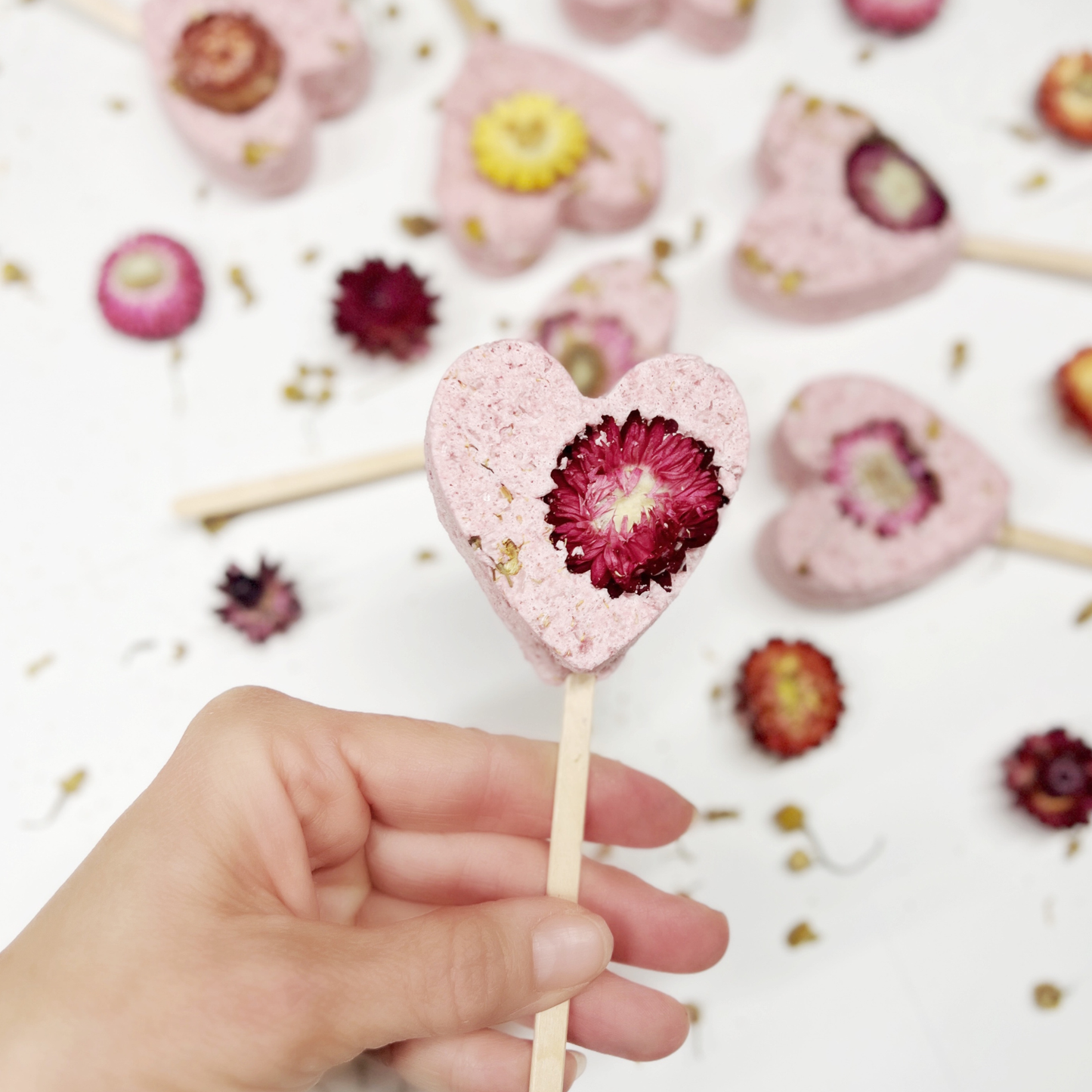 Blooming Love Sweet Heart Bath Clay Pop Sow the Magic