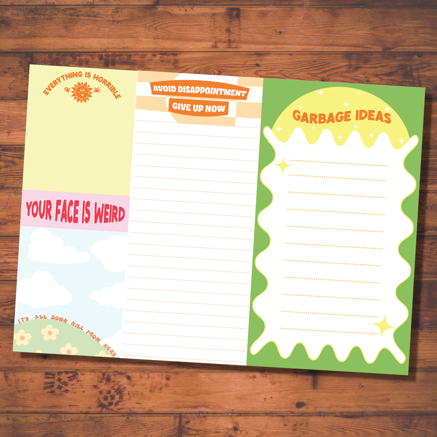 Demotivational Notepad (funny, gift ) FUN CLUB