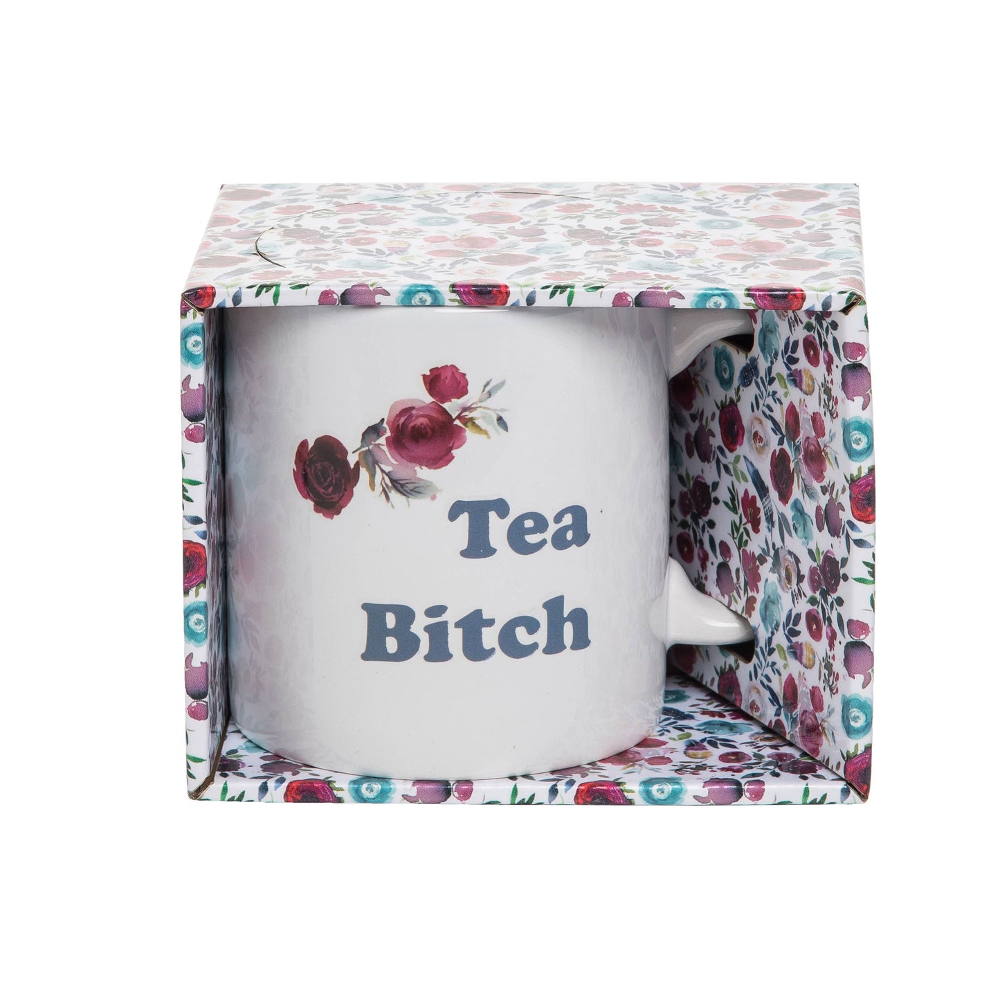 SALE Ceramic White Tea Bitch Coffee Mug Totalee Gift