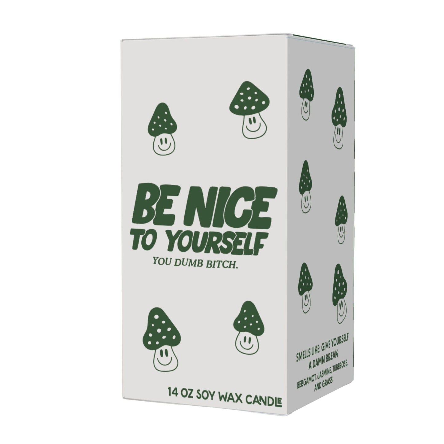 Be Nice To Yourself You Dumb Bitch Candle (funny gift) FUN CLUB
