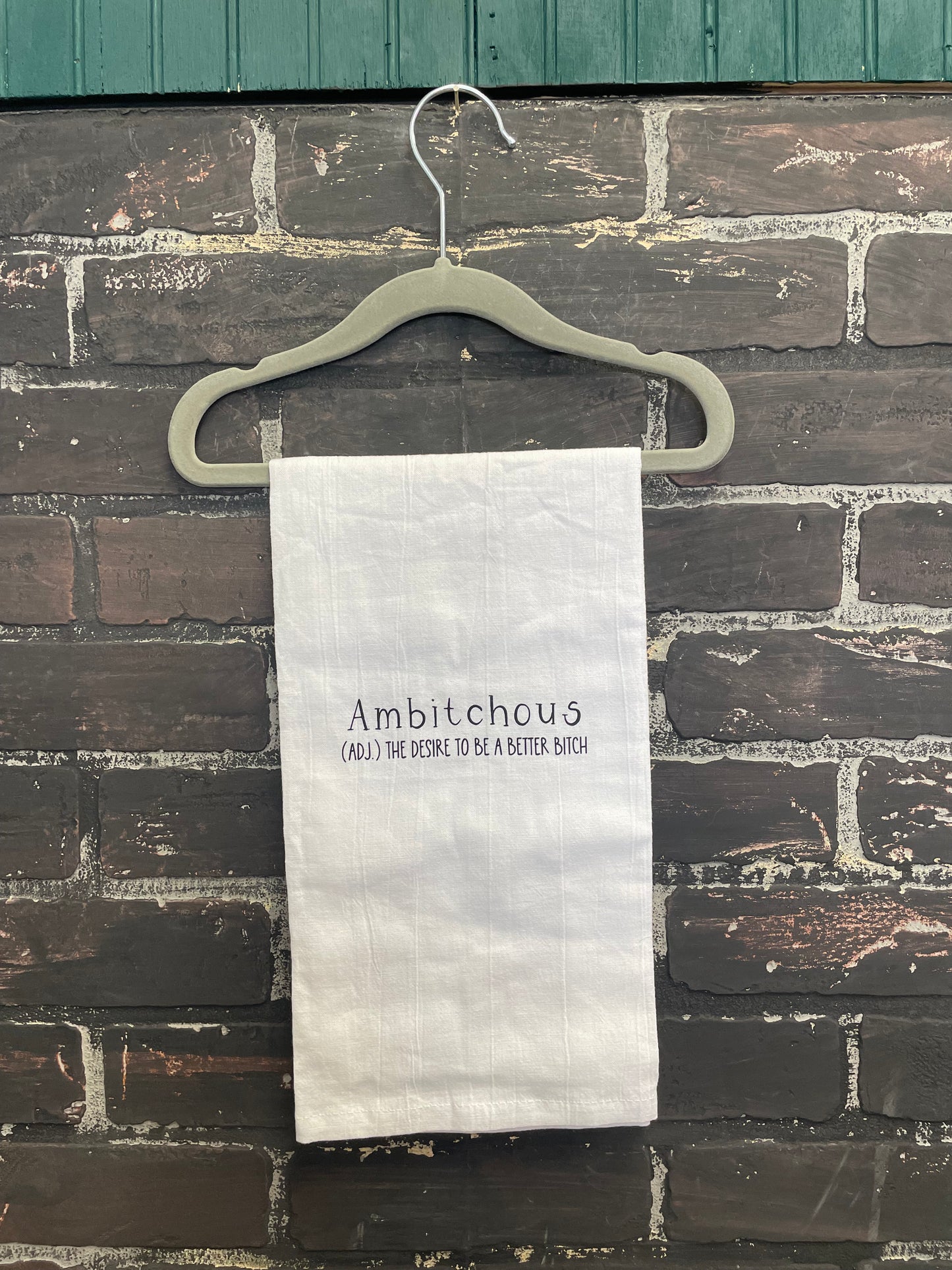 Ambitchous, Tea towel