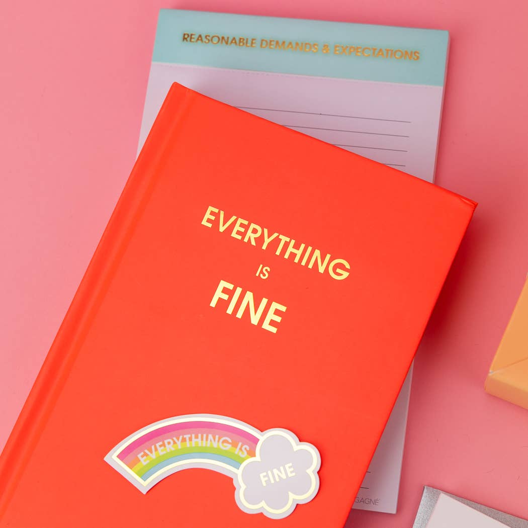 Reasonable Demands and Expectations - Lined Notepad - Perforated Sheets - Light Blue Chez Gagné