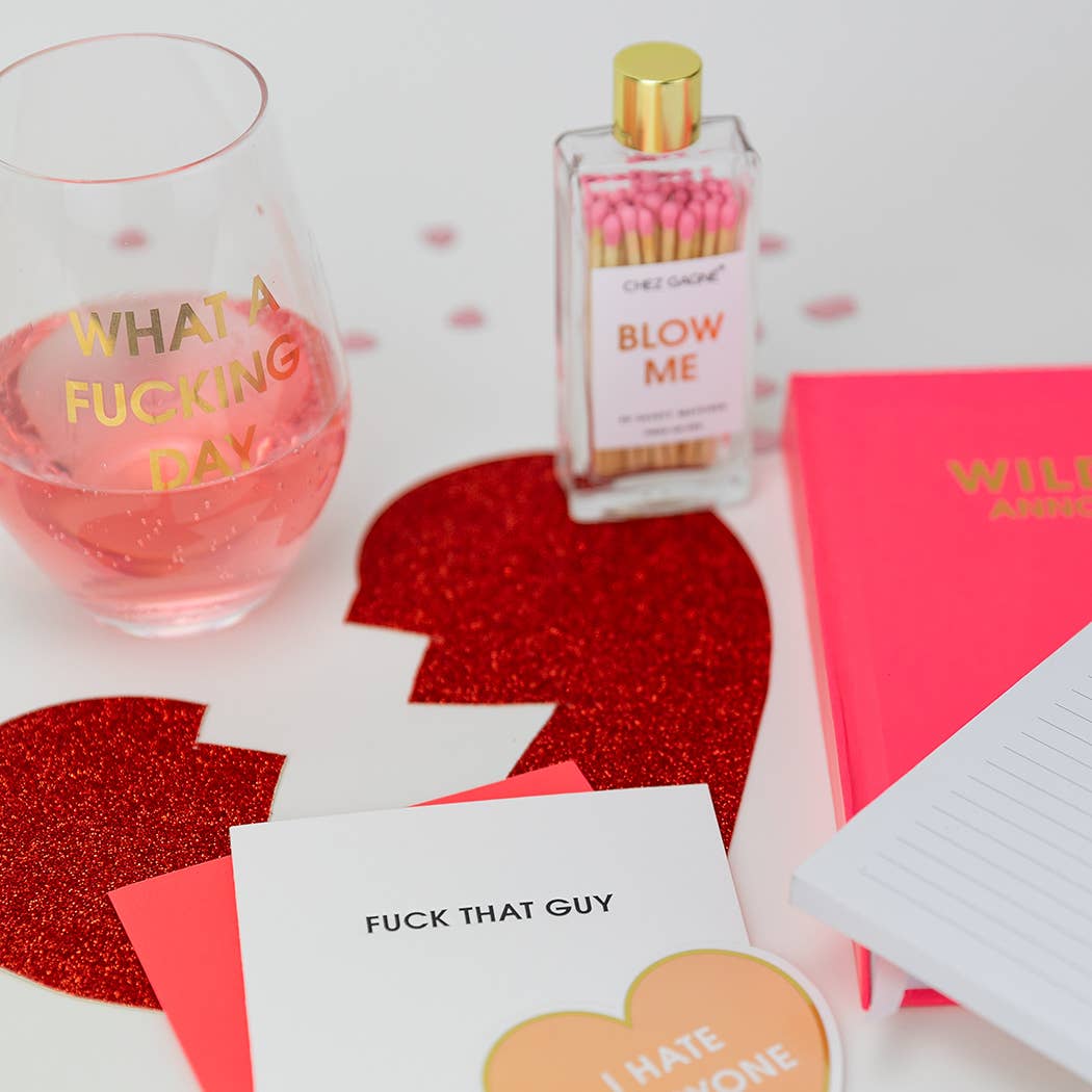 Fuck That Guy Letterpress Greeting Card Chez Gagné