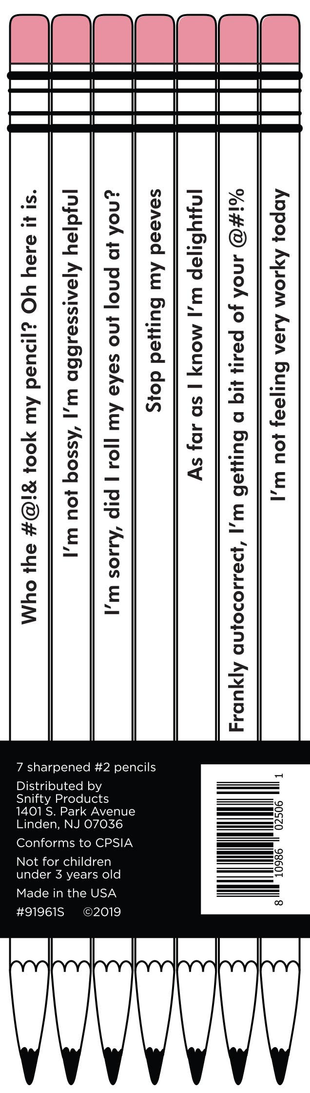 #WORKLIFE PENCIL SET SNIFTY