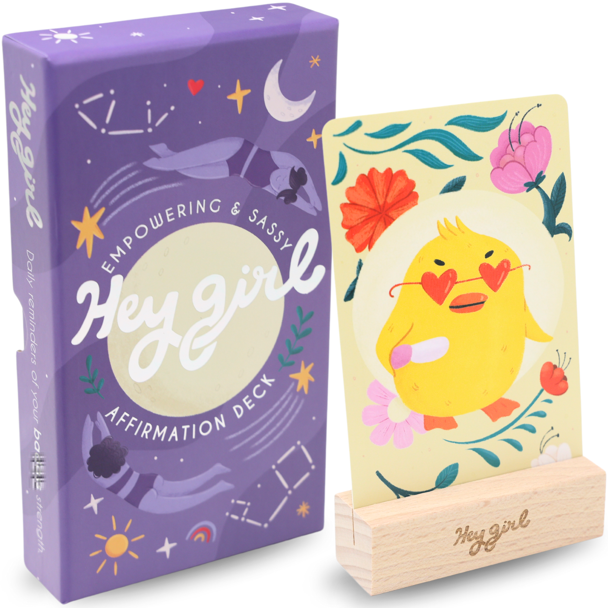 Hey Girl 60 Sassy Affirmation Cards for Empowering Women Sleazy Greetings