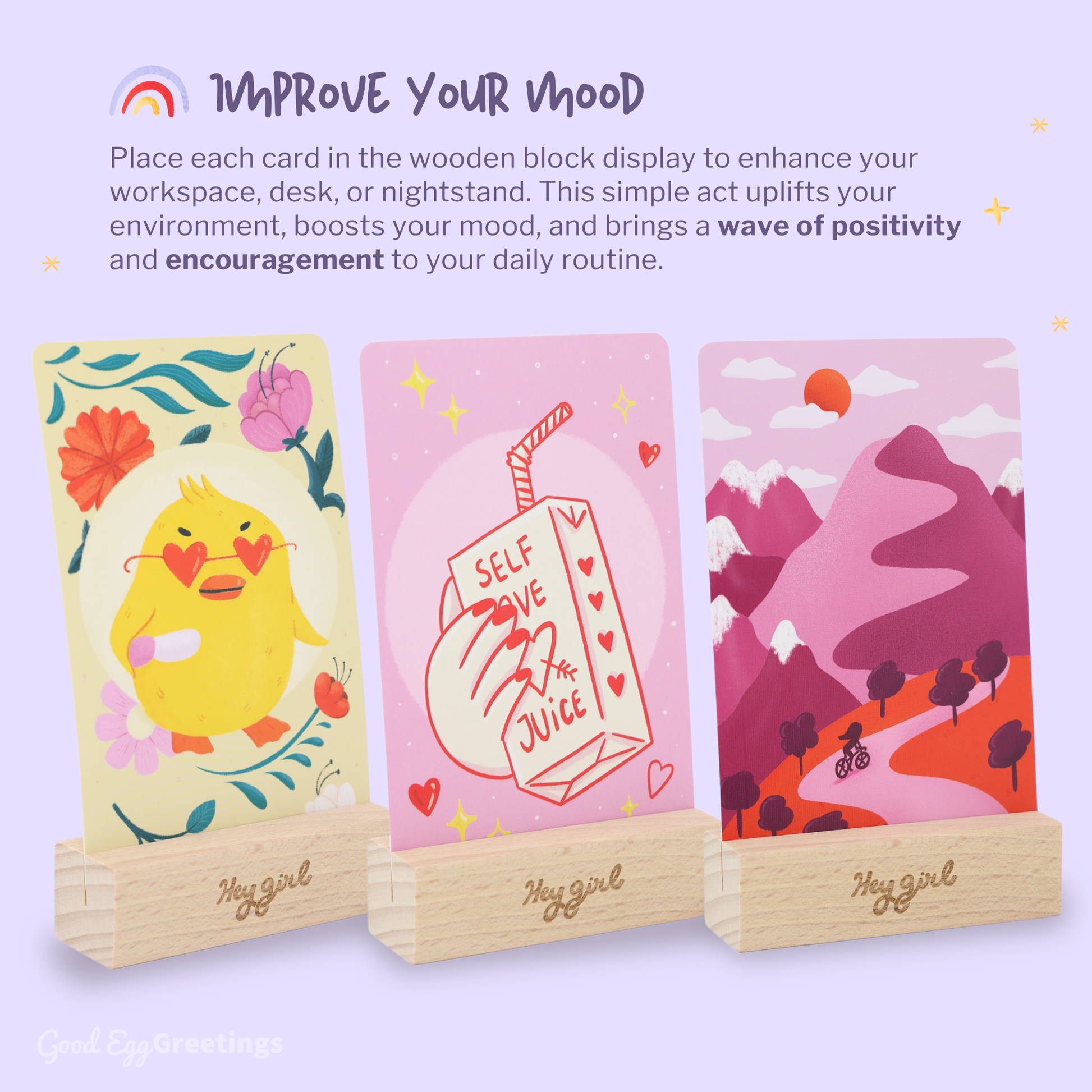 Hey Girl 60 Sassy Affirmation Cards for Empowering Women Sleazy Greetings