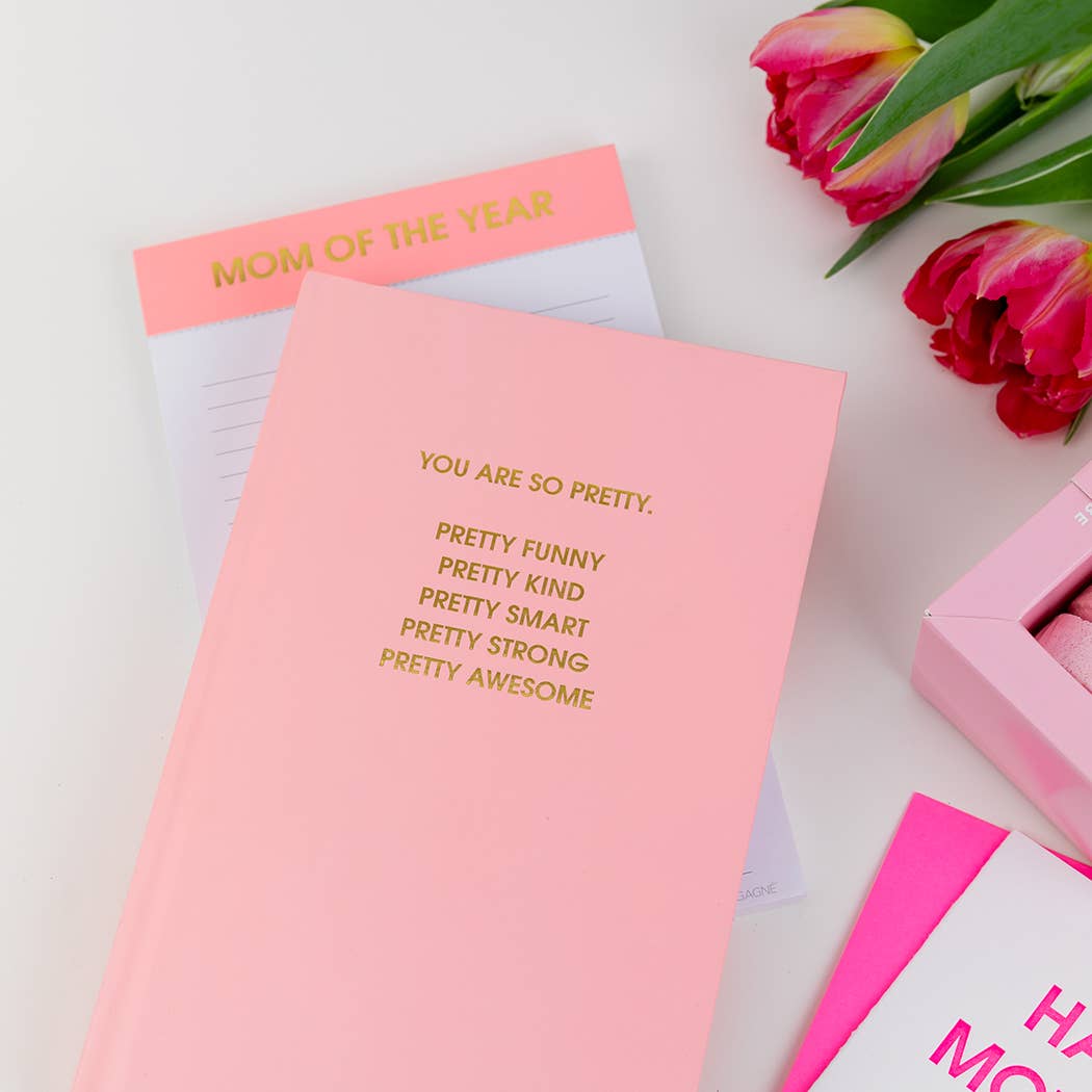 Mom of The Year - Lined Notepad - Perforated Sheets - Pink Chez Gagné