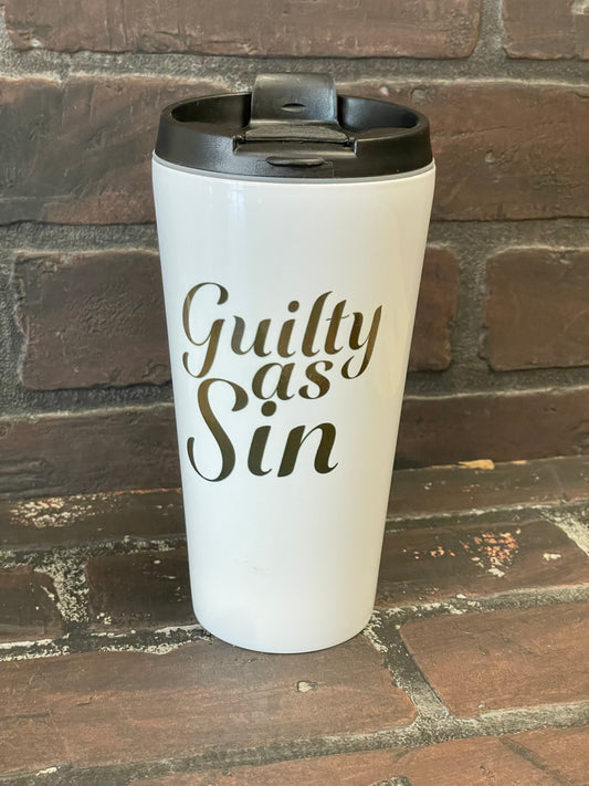Guilty as Sin, Taylor Swift, 16oz Stainless Steel  Travel Tumbler