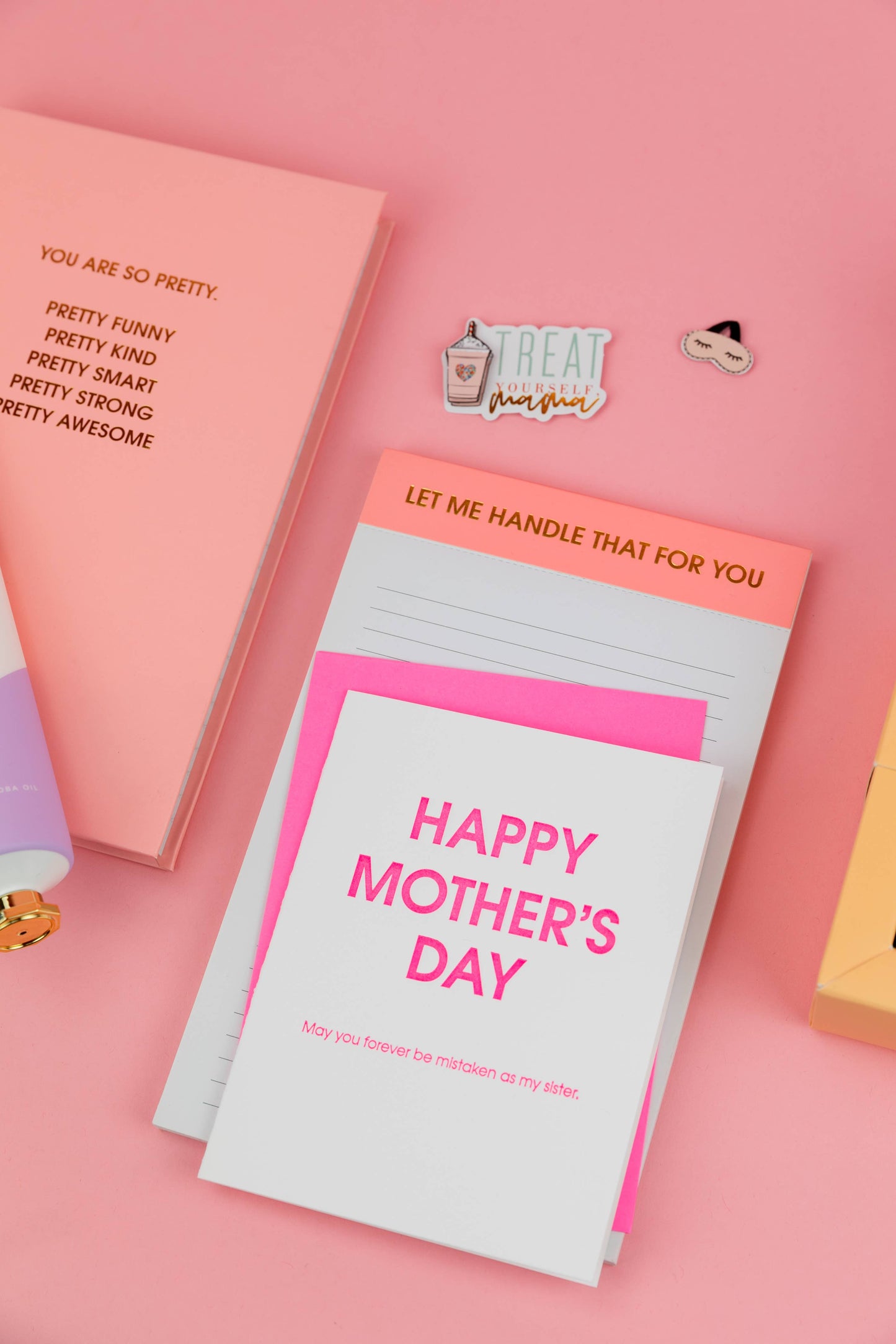 Happy Mother's Day Mistaken Sister Letterpress Greeting Card Chez Gagné