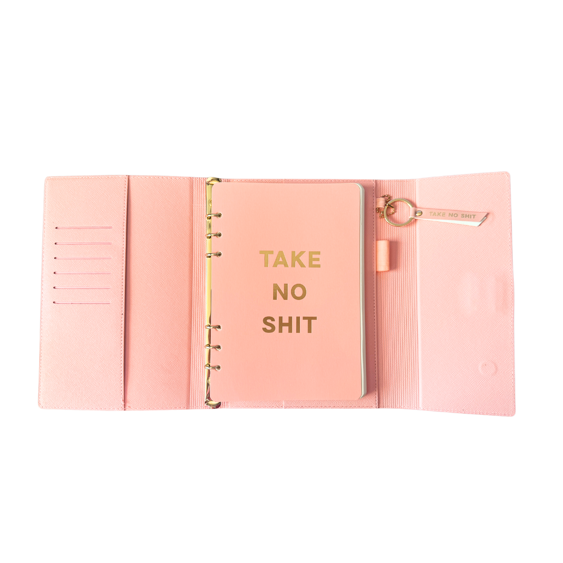 Take No Shit Vegan Leather Journal Planner (gifts, journals) FUN CLUB