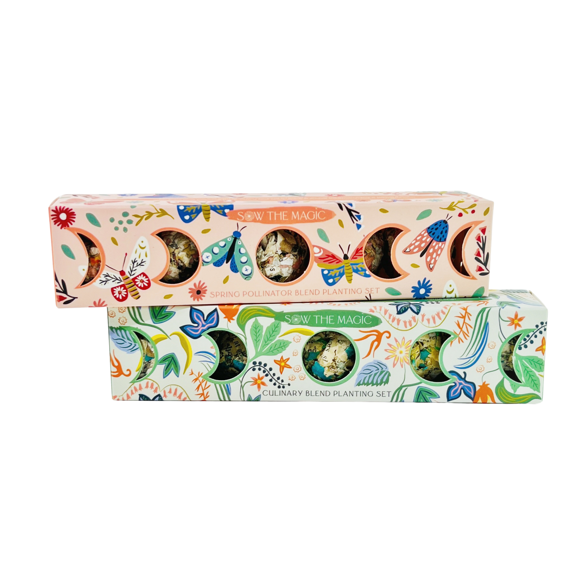 Moon Phase Spring Pollinator Seed Ball Planting Set Sow the Magic
