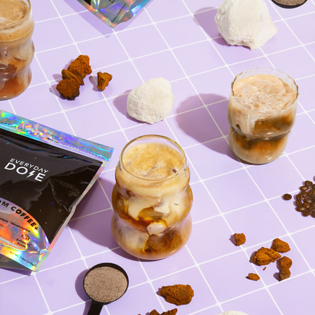 The Everyday Dose Mushroom Coffee+: Focus, Energy & Immunity Everyday Dose