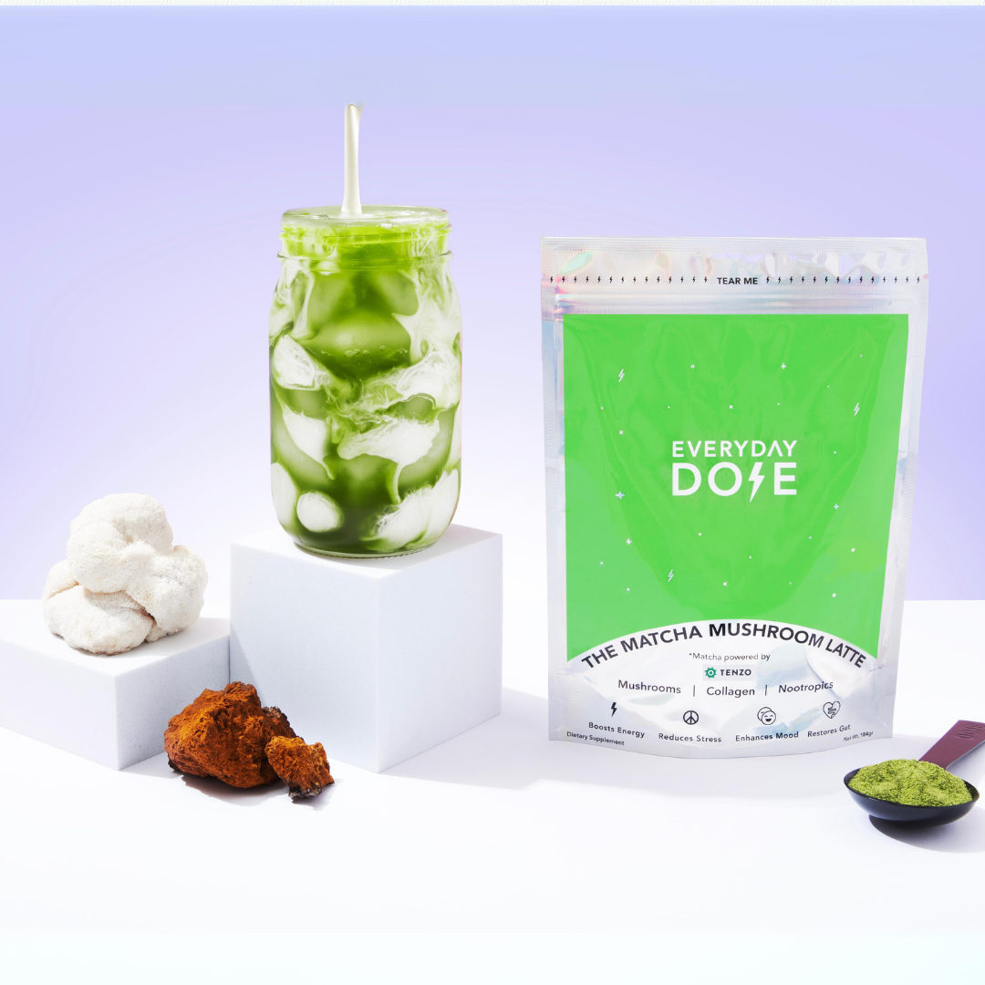 The Everyday Dose Mushroom Matcha+: Focus, Energy & Immunity Everyday Dose