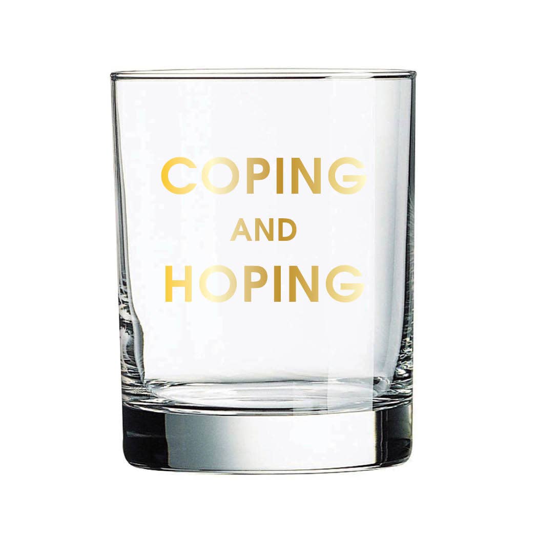 Coping & Hoping Rocks Glass Mixed Case Pack Chez Gagné