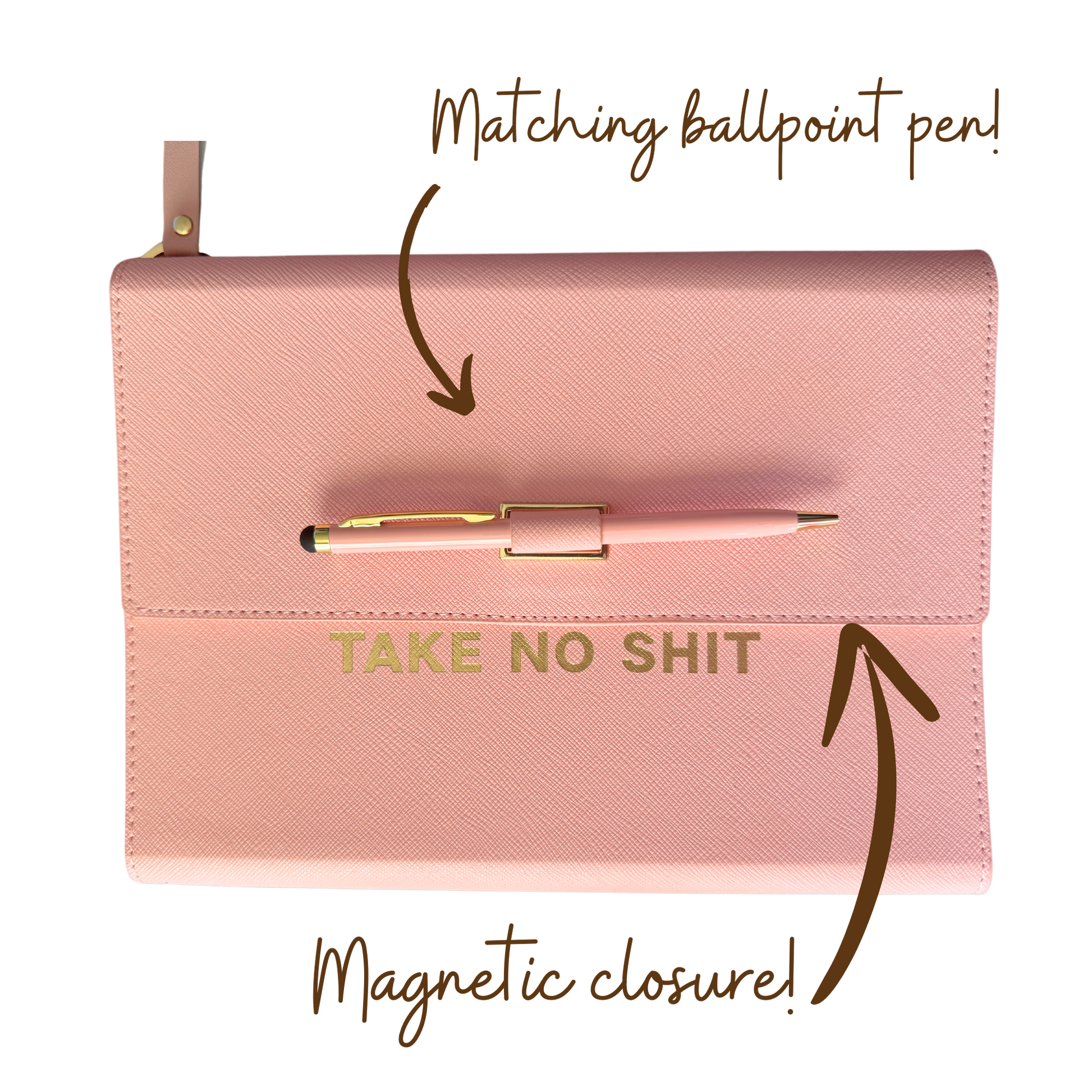 Trauma Dump Vegan Leather Journal Folio (gifts, journals) FUN CLUB