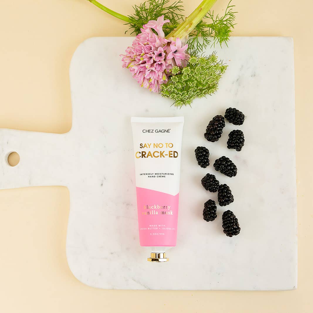 Say No To Crack-ed - Blackberry Vanilla Musk - Vegan Hand Crème - 3.4oz Chez Gagné
