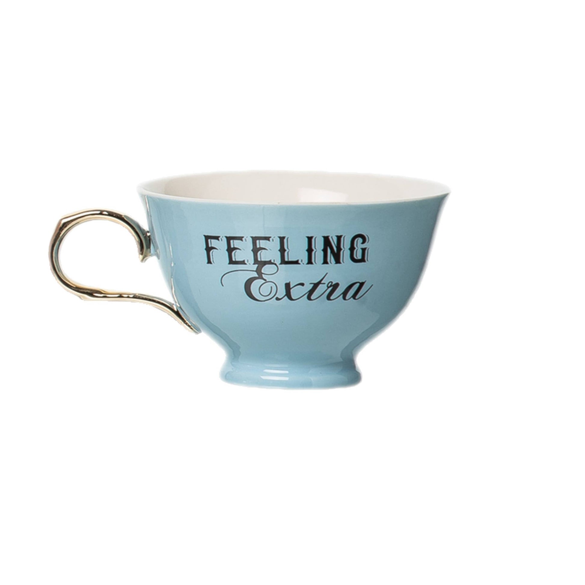 Ceramic 5.12" Multicolor Feeling Extra Oversized Teacup Totalee Gift