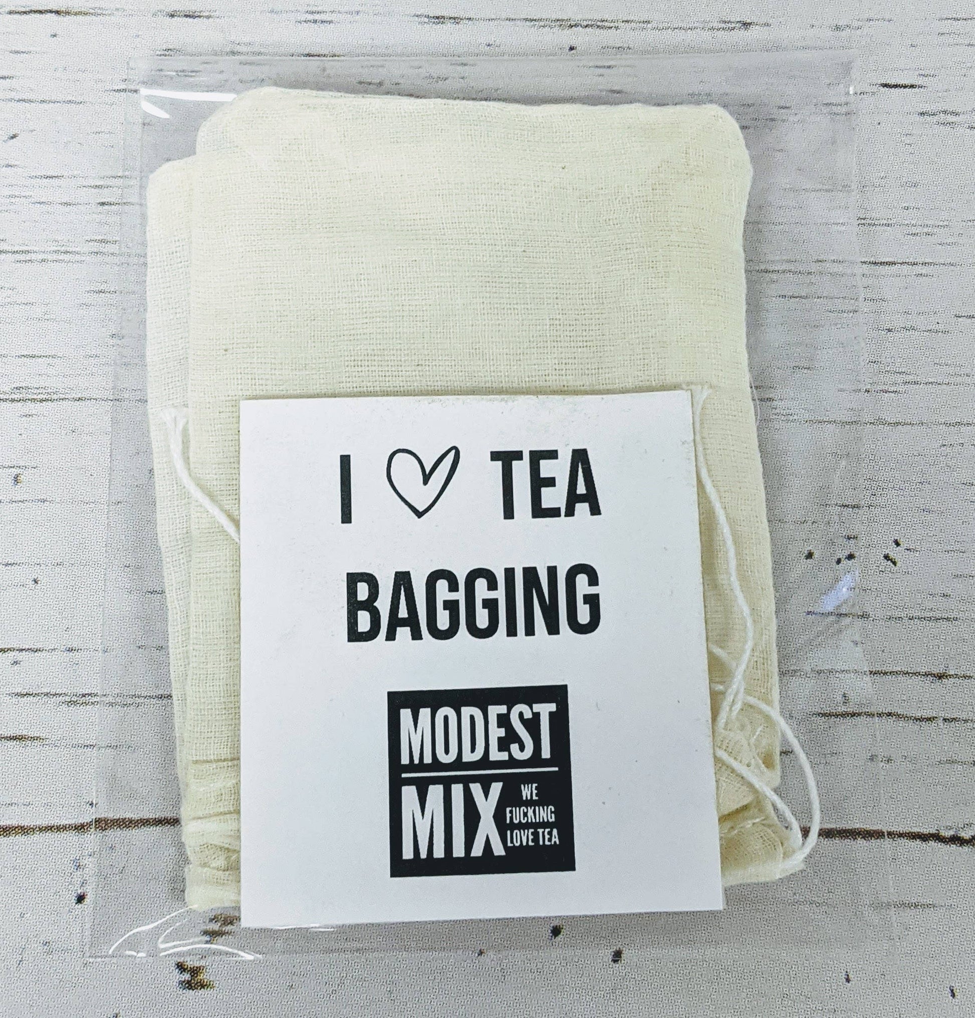 Reusable Cotton Tea Bags - 2 pack ModestMix Teas