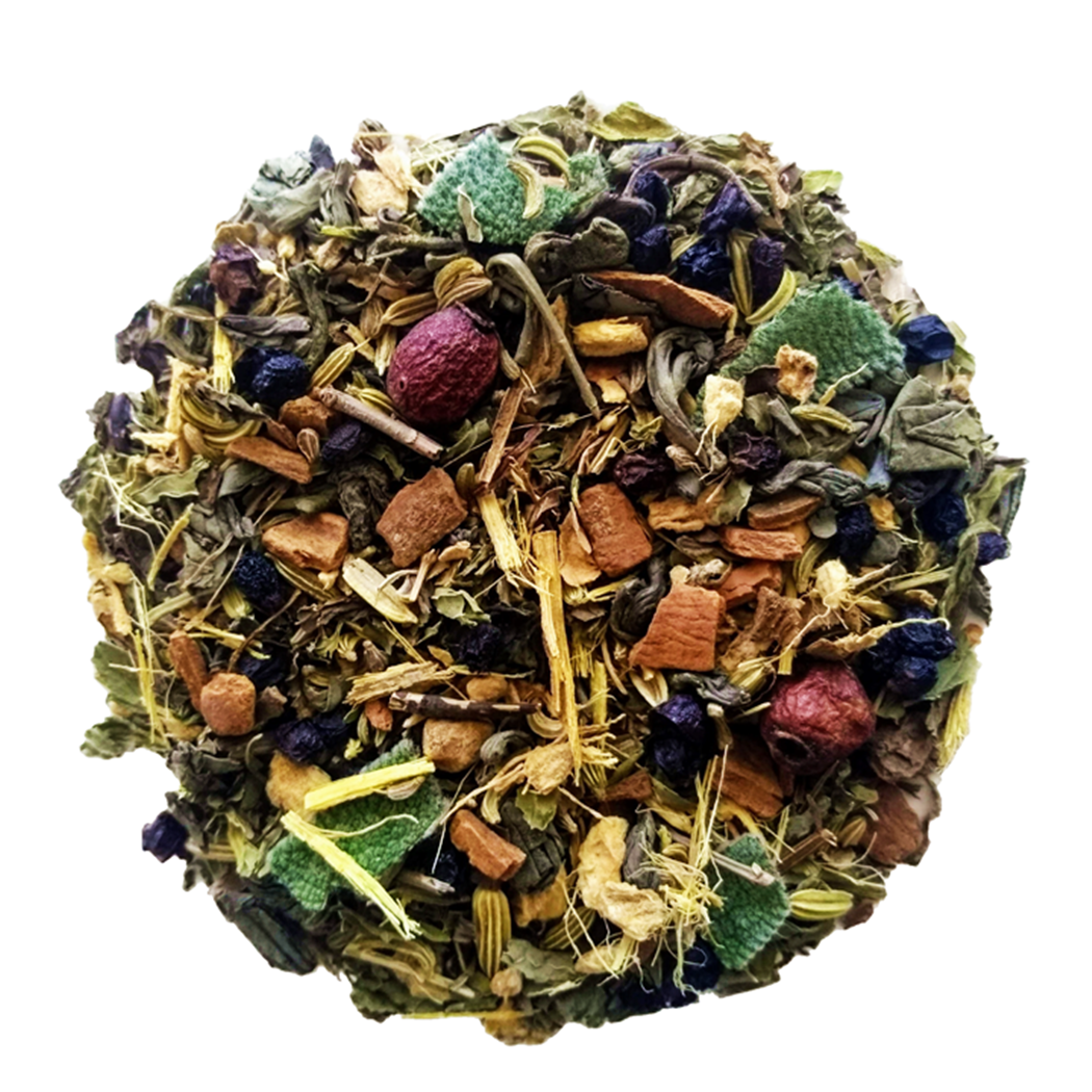 Badass Babe: spiced green loose leaf tea blend ModestMix Teas