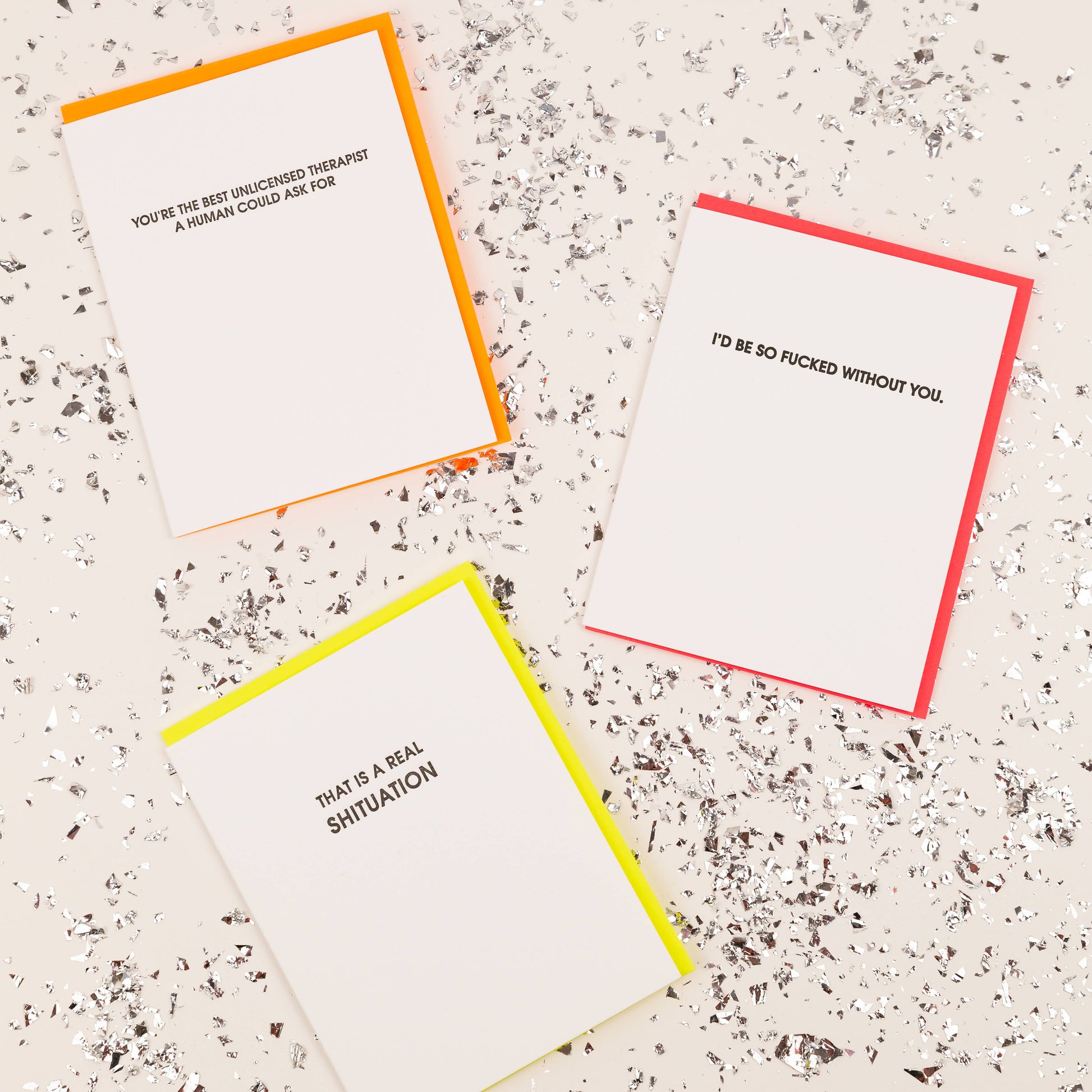 Fucked Without You Letterpress Greeting Card Chez Gagné