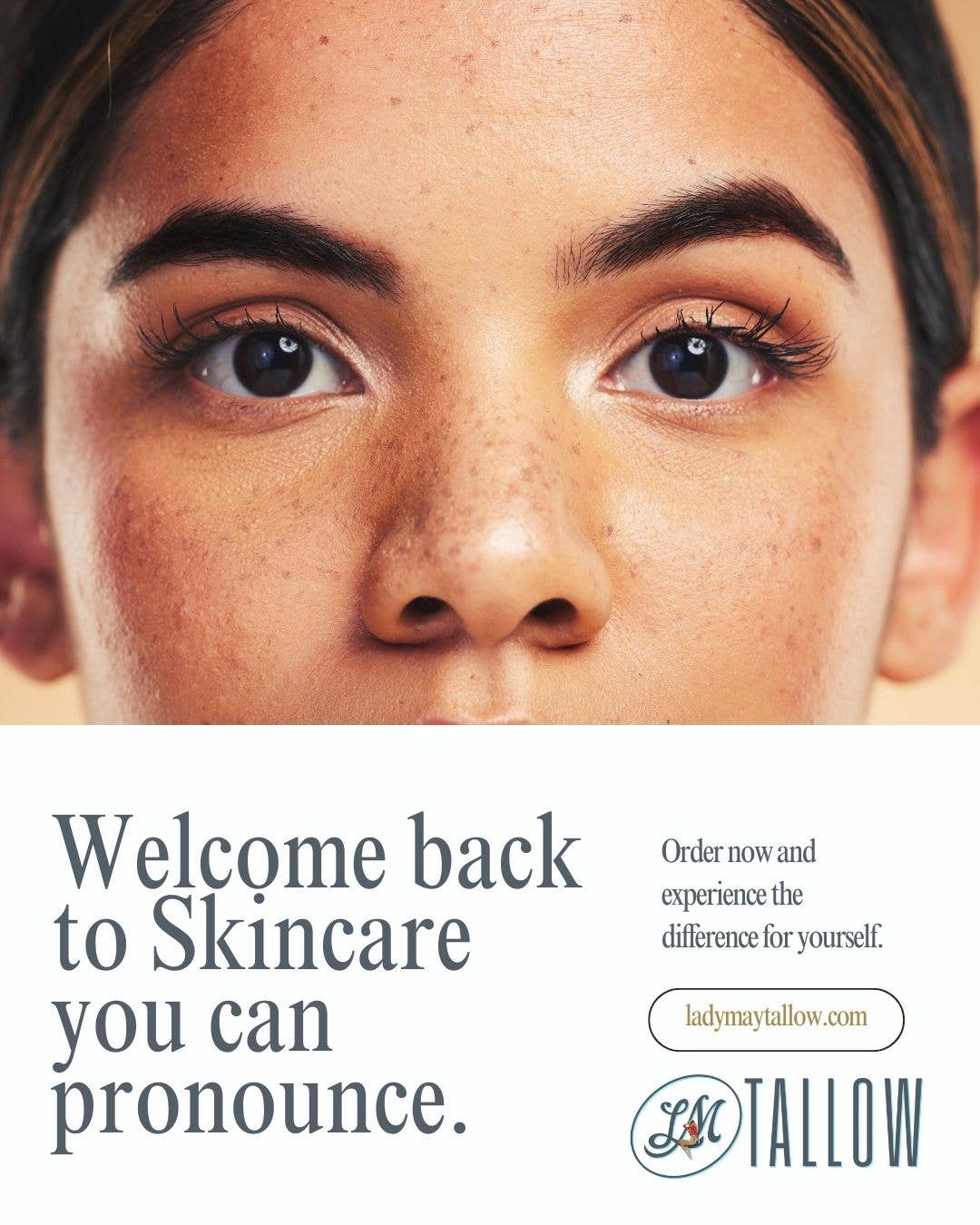 Vanilla Whipped Tallow Moisturizer | 100% Natural Skincare: 9oz Lady May Tallow