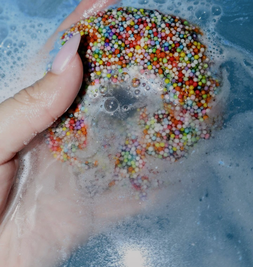 Donut Bath Bomb | Unicorn (Fizzy Top) garb2ART