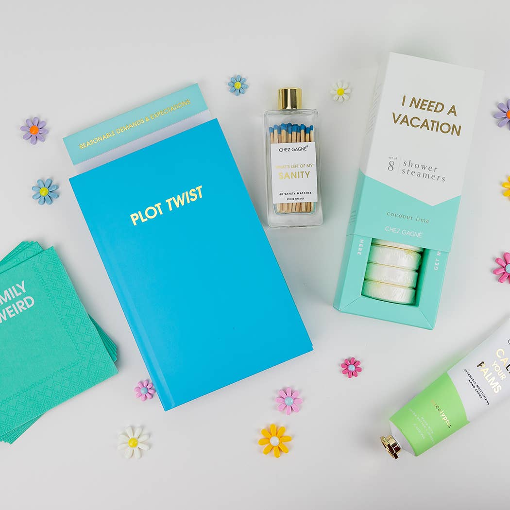 Reasonable Demands and Expectations - Lined Notepad - Perforated Sheets - Light Blue Chez Gagné