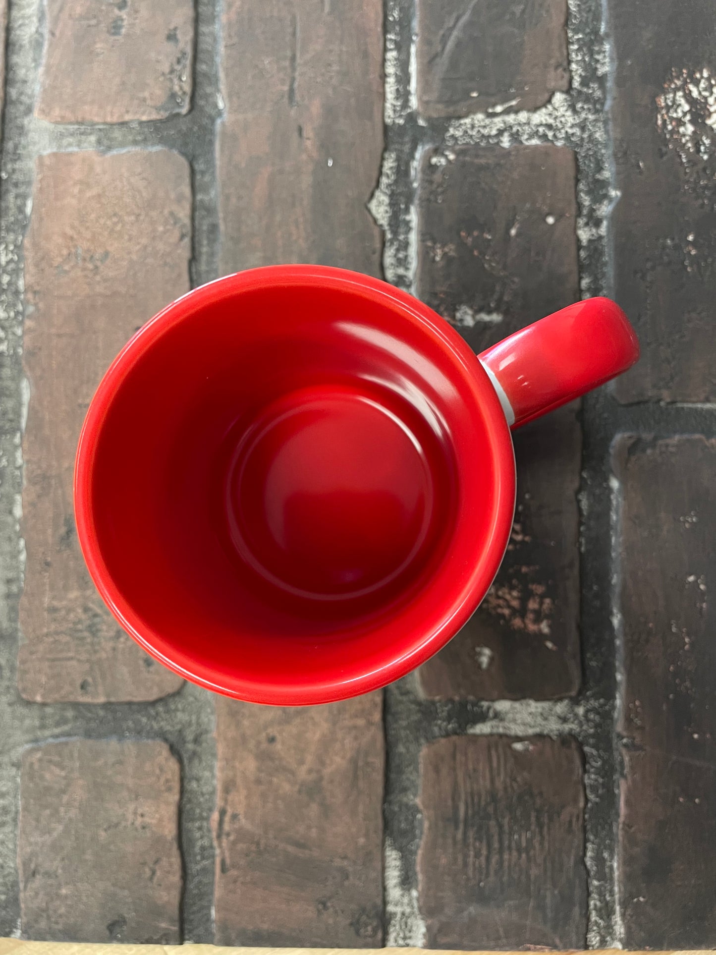 Double Sided Red Coffee Mug - 15oz Dishwasher Safe