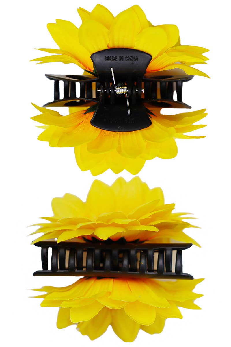 Artificial Sunflower Clip Y2K Fashion Hair Claw: Sunflower Cap Zone