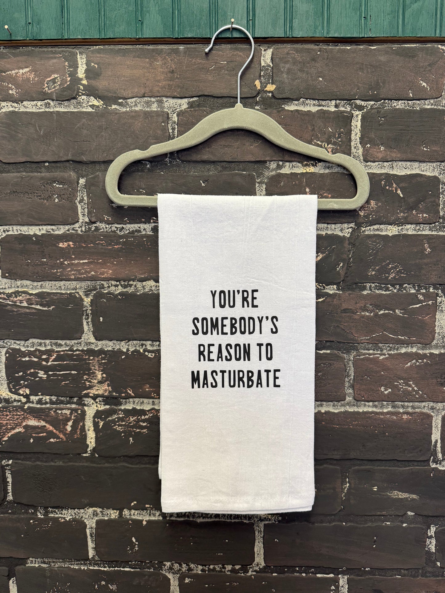 You’re Somebody’s reason to masterbate, Hand Towel, Best seller for Secret Santa Three Black Cats