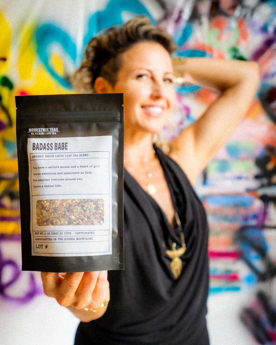 Badass Babe: spiced green loose leaf tea blend ModestMix Teas