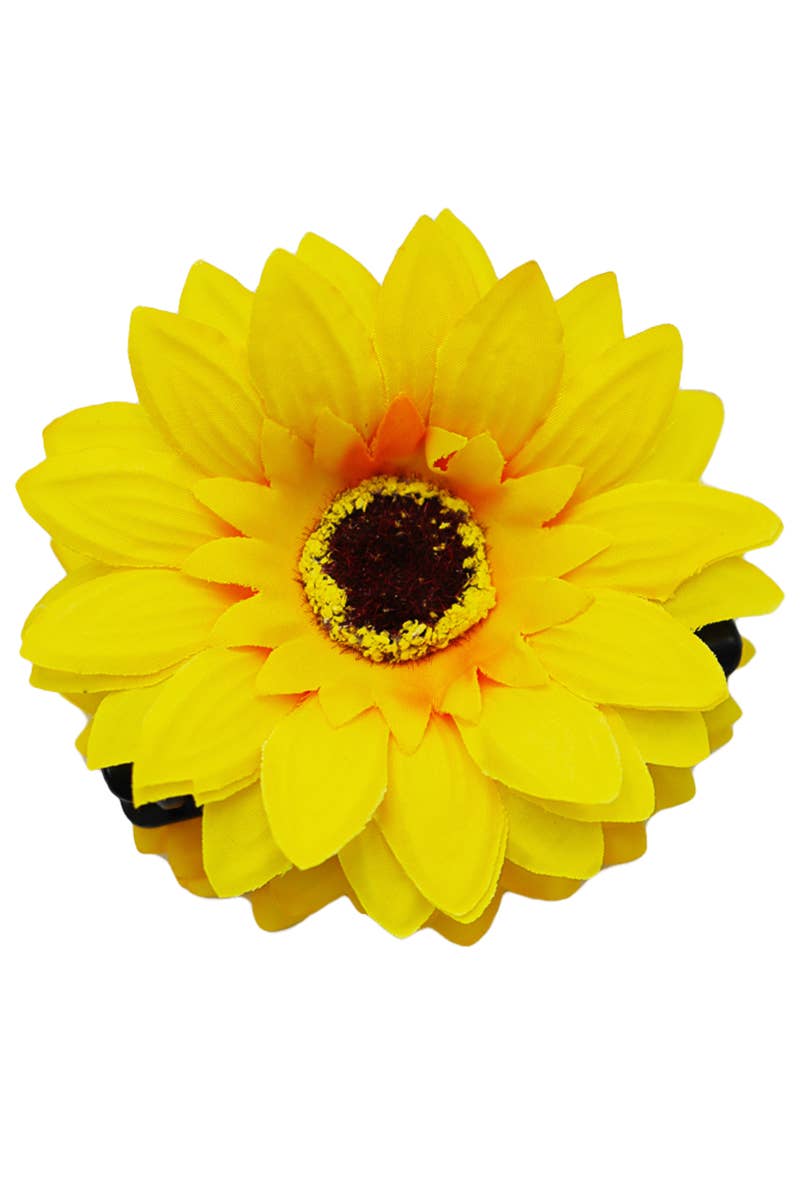 Artificial Sunflower Clip Y2K Fashion Hair Claw: Sunflower Cap Zone