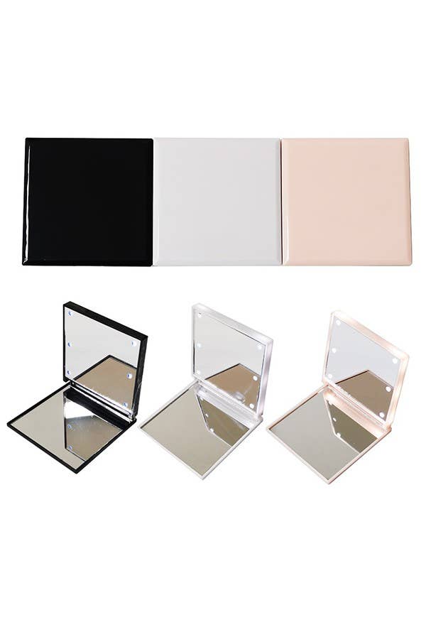 Travel Size Makeup Cosmetic Mirror Cap Zone