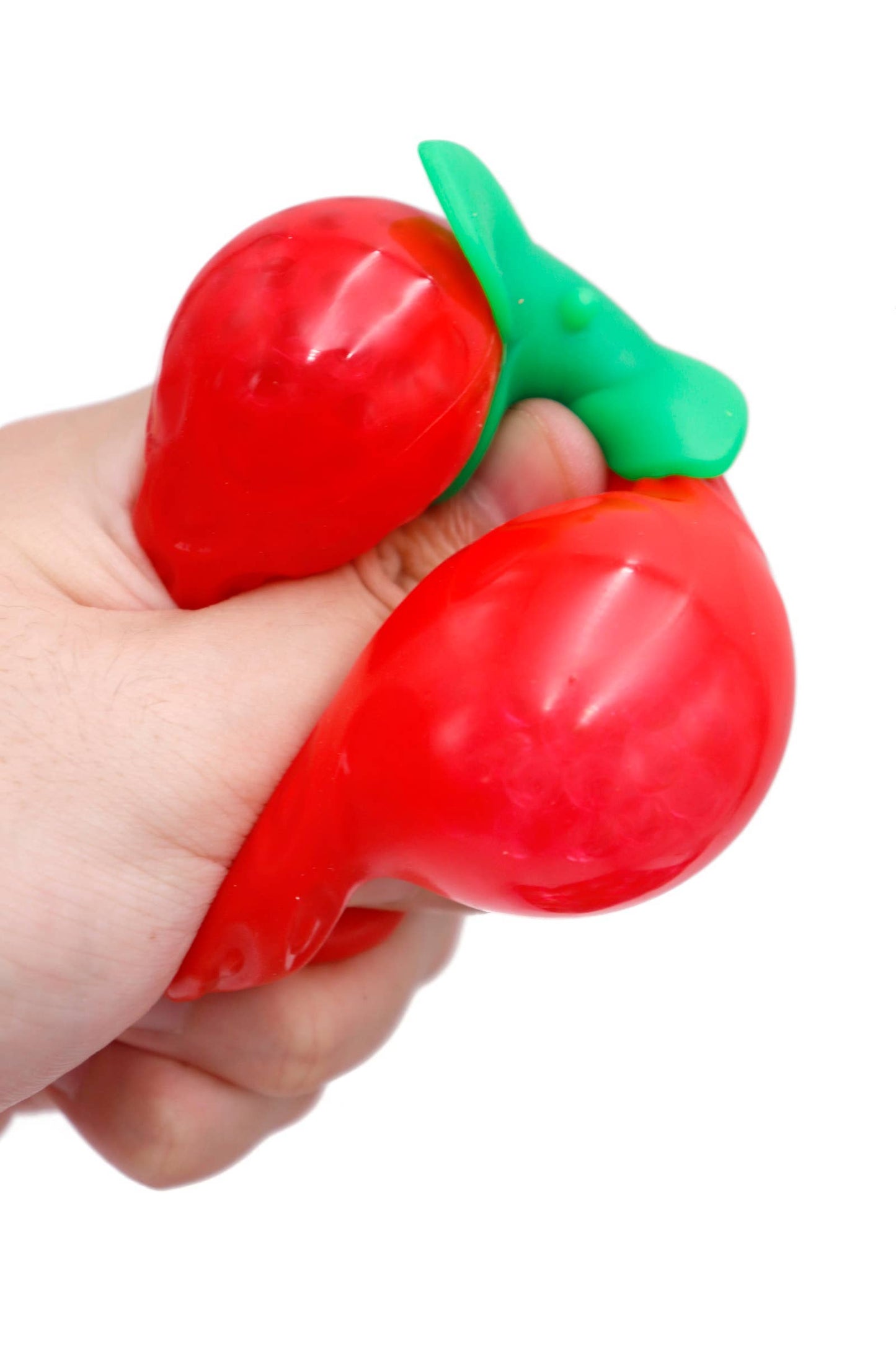 Strawberry Water Beads Filled Squishy Toy: AS SHOWN / ONE SIZE