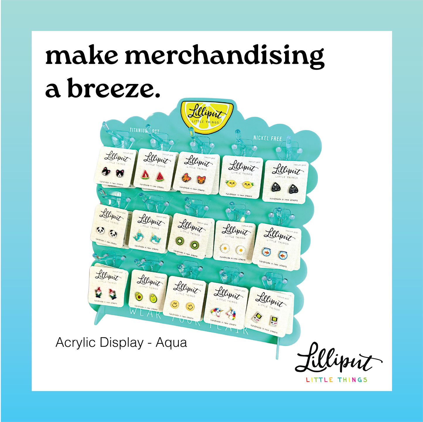Happy Face Earrings Lilliput Little Things
