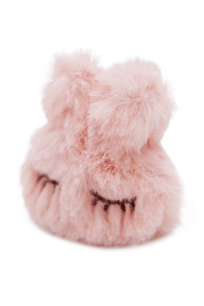 Mini Bunny Fuzzy Brooch Safety Needle Lapel Pin Cap Zone