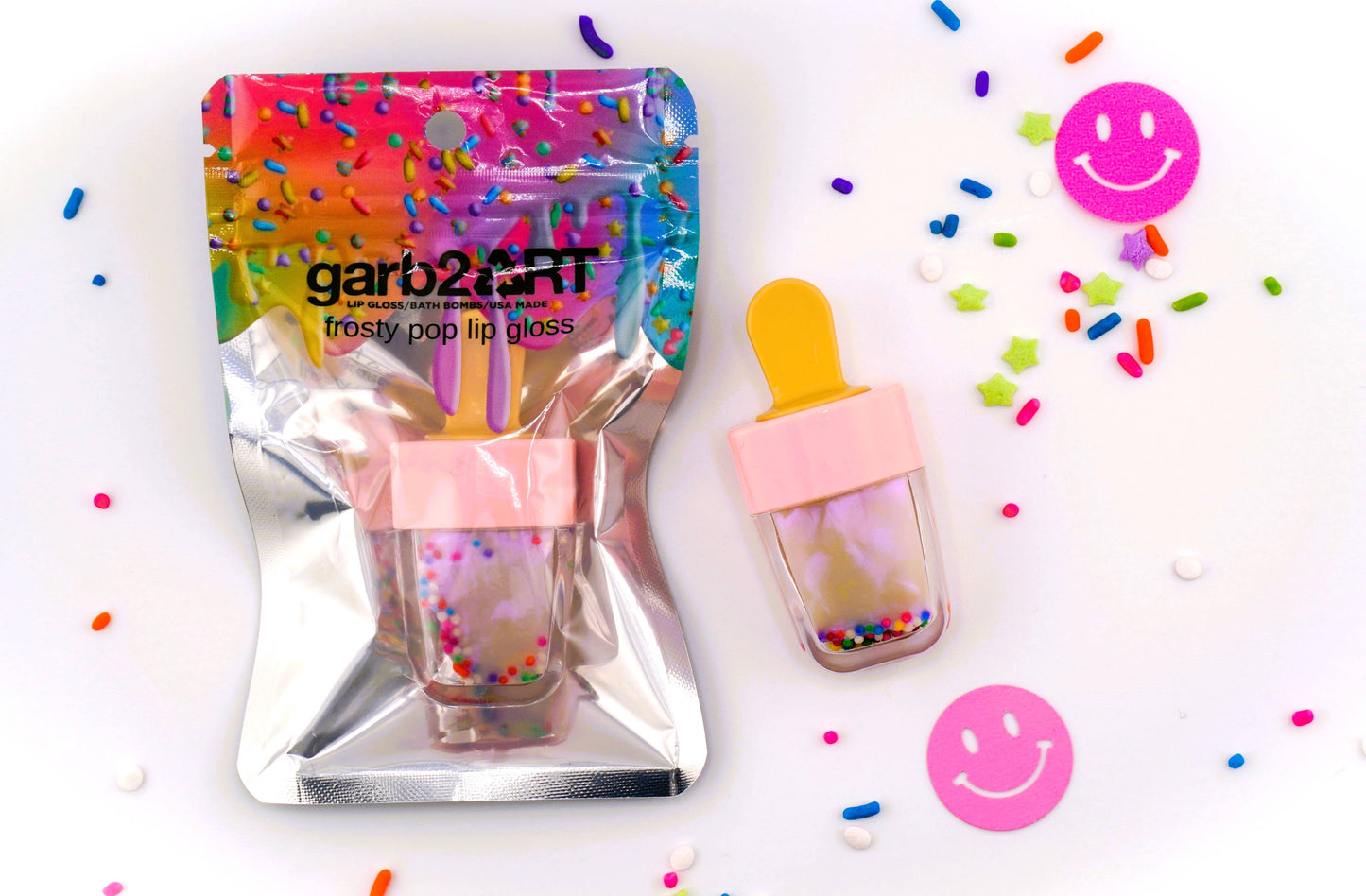 Frosty Pop Lipgloss | Rainbow garb2ART