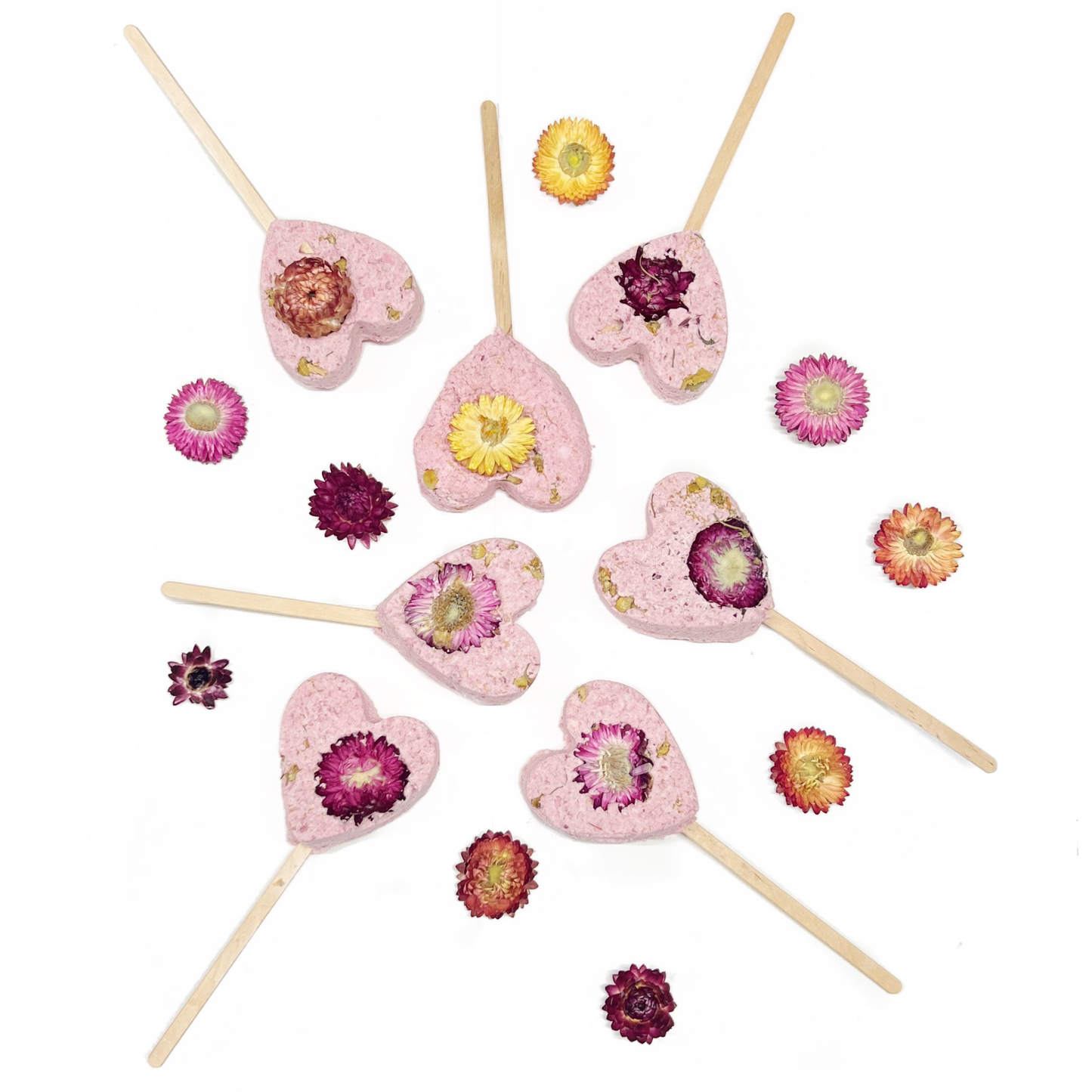 Blooming Love Sweet Heart Bath Clay Pop Sow the Magic