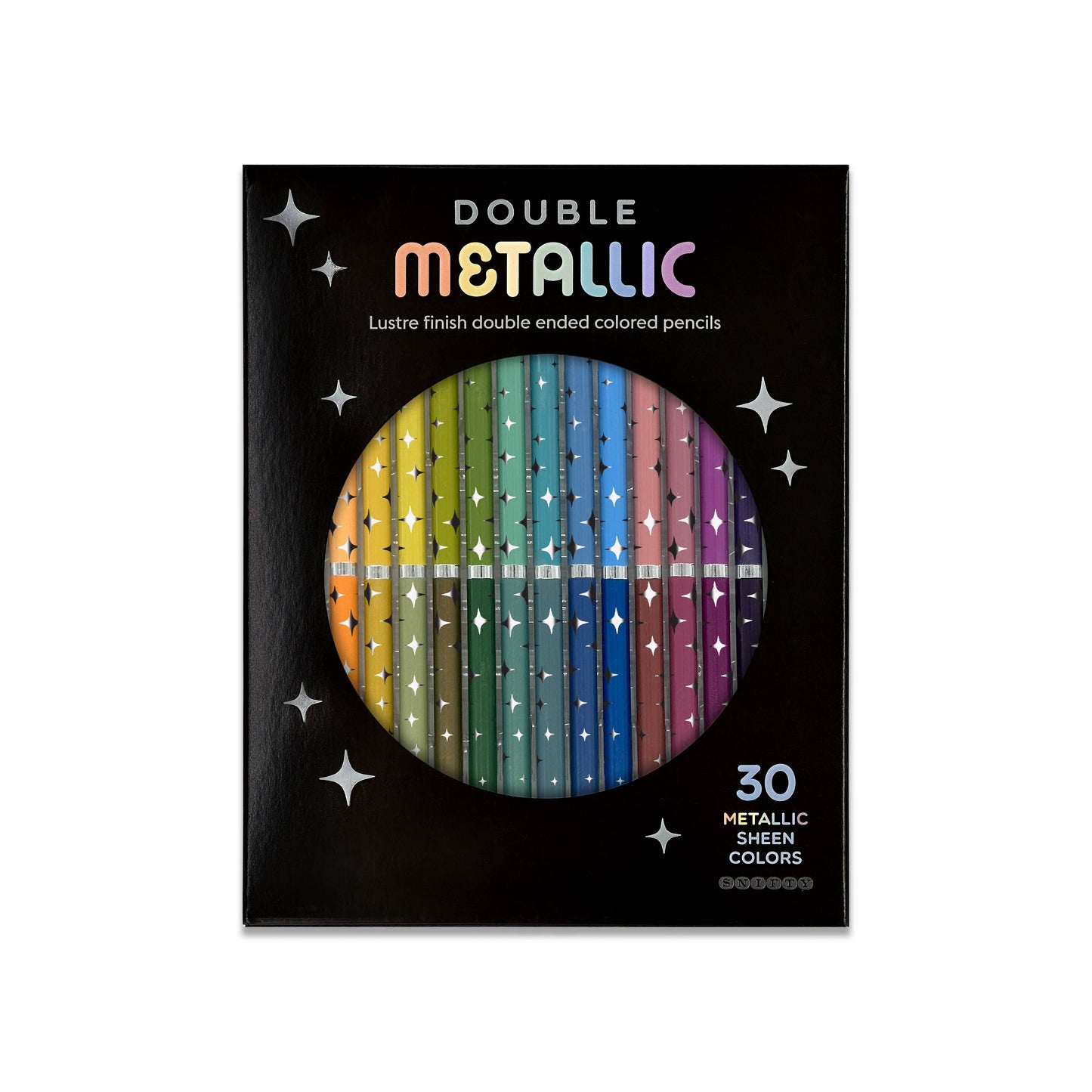 DOUBLE METALLIC DUAL ENDED COLORED PENCILS SNIFTY
