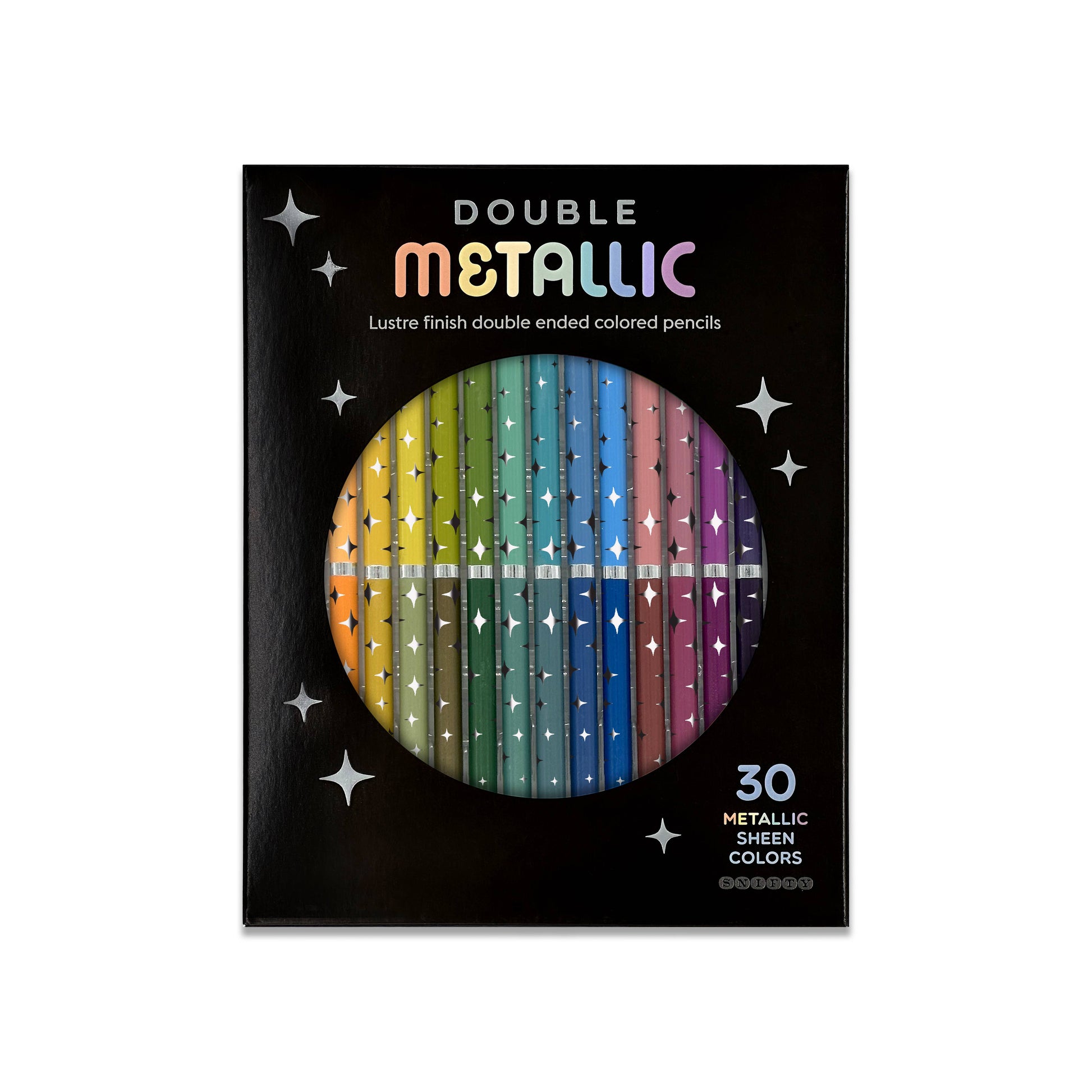 DOUBLE METALLIC DUAL ENDED COLORED PENCILS SNIFTY