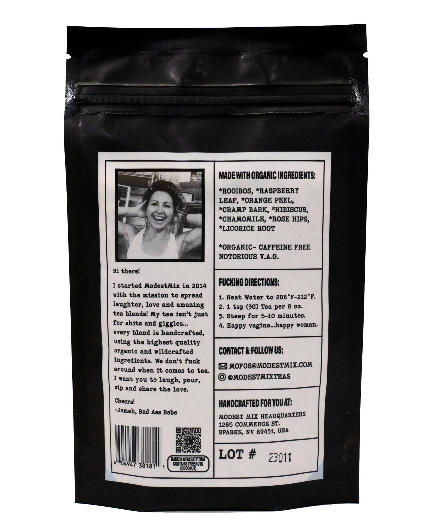 The Notorious V A G: womens herbal loose leaf tea blend ModestMix Teas