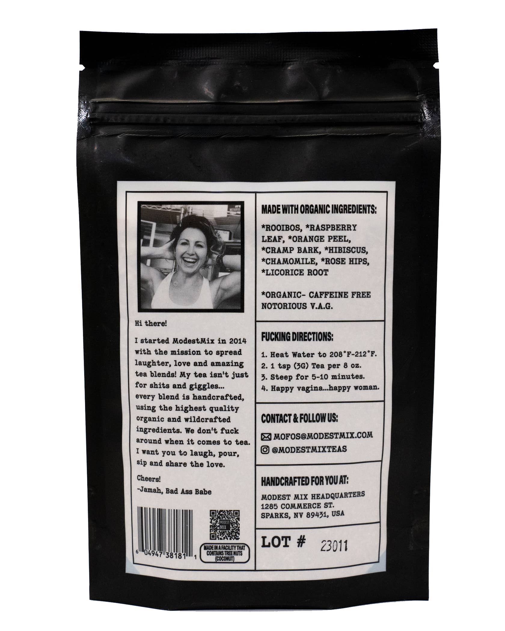 The Notorious V A G: womens herbal loose leaf tea blend ModestMix Teas