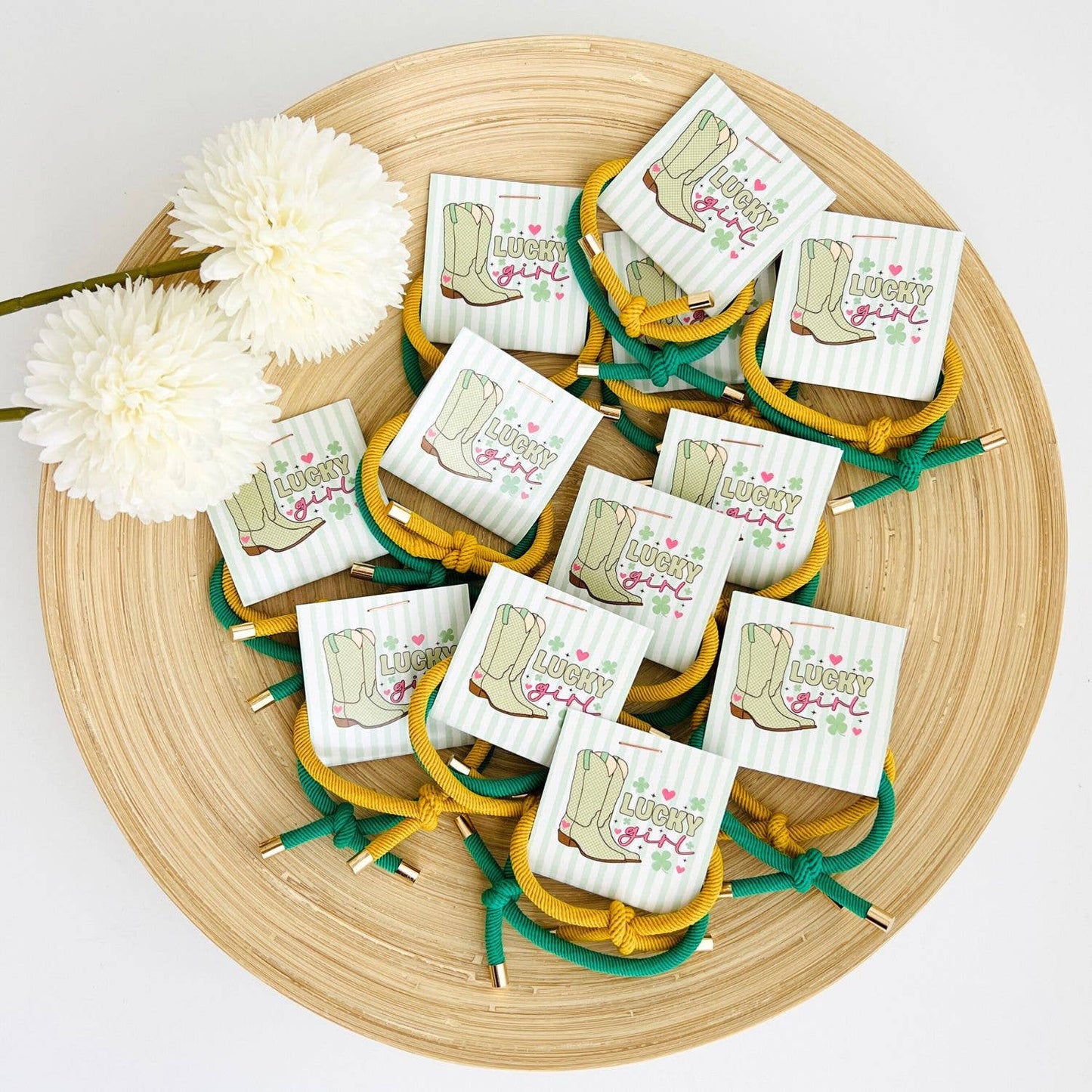 "Lucky Girl" Hair Tie - St. Patrick's Day Thank You Gift