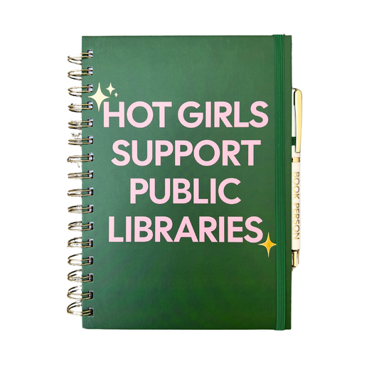Hot Girls Support Public Libraries Journal (funny, gifts, journals) FUN CLUB