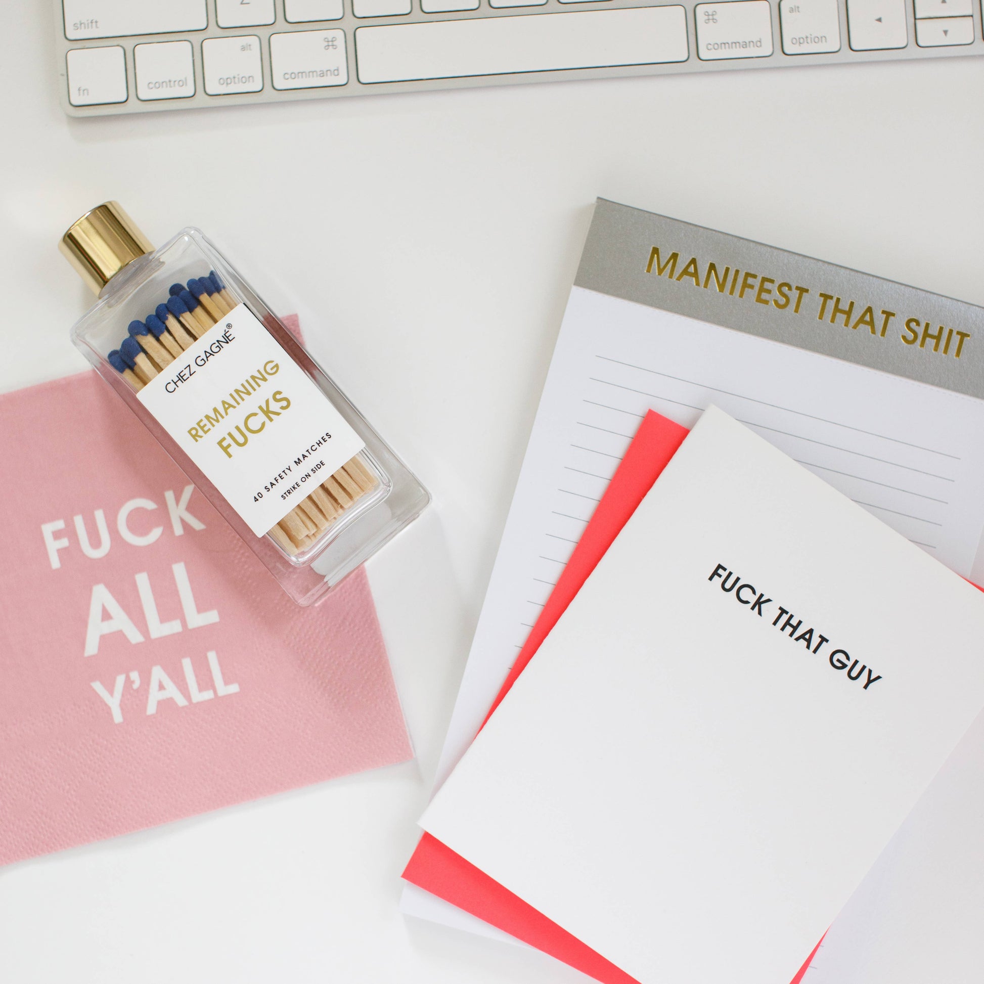 Fuck That Guy Letterpress Greeting Card Chez Gagné