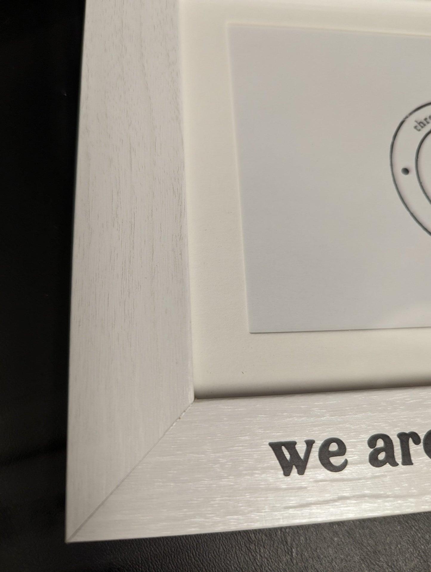 We are f*cking adorable, white or black picture frame, Horizontal or Vertical